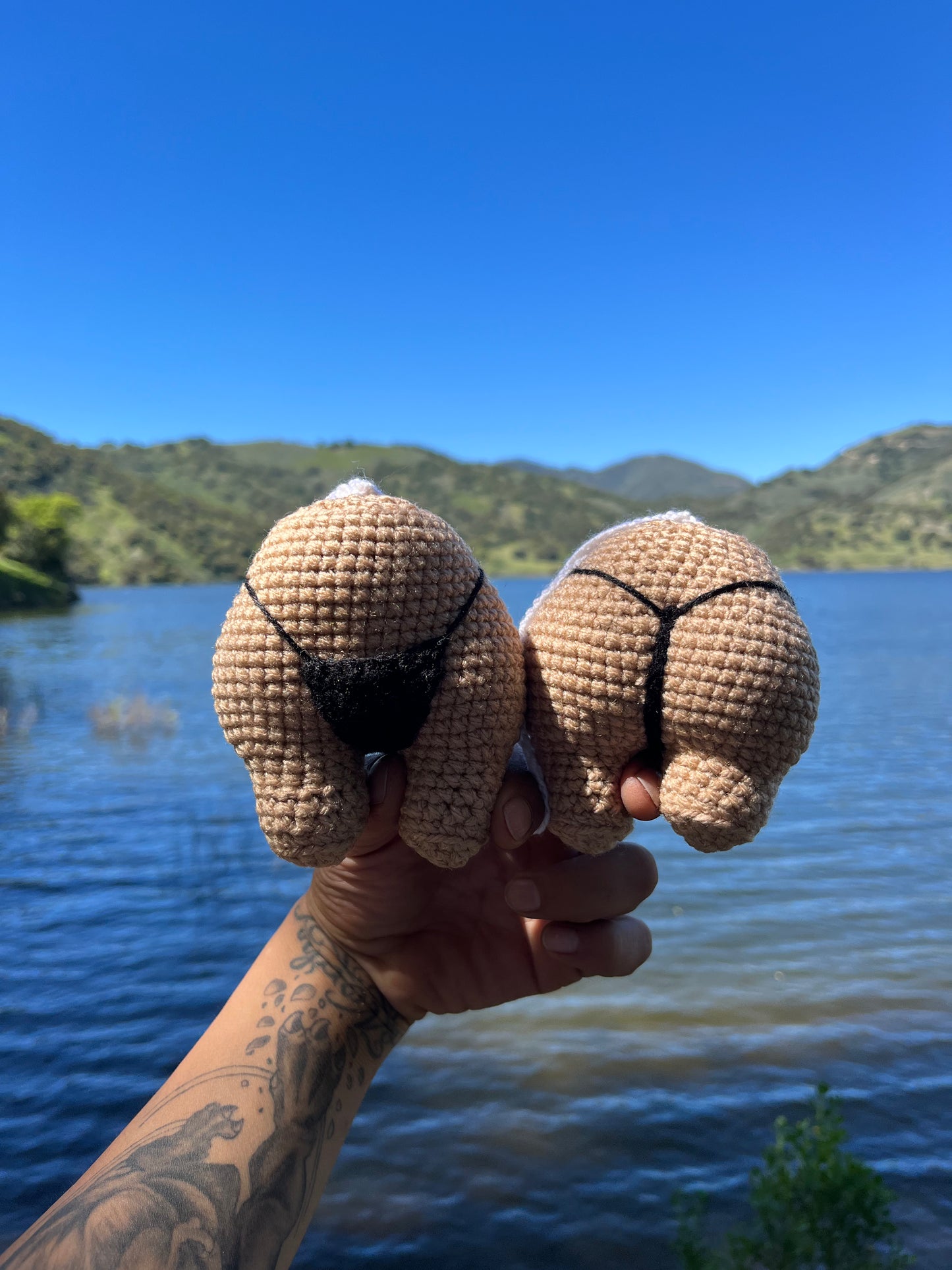 IEATASSWHATSUP CROCHETED CHEEKS