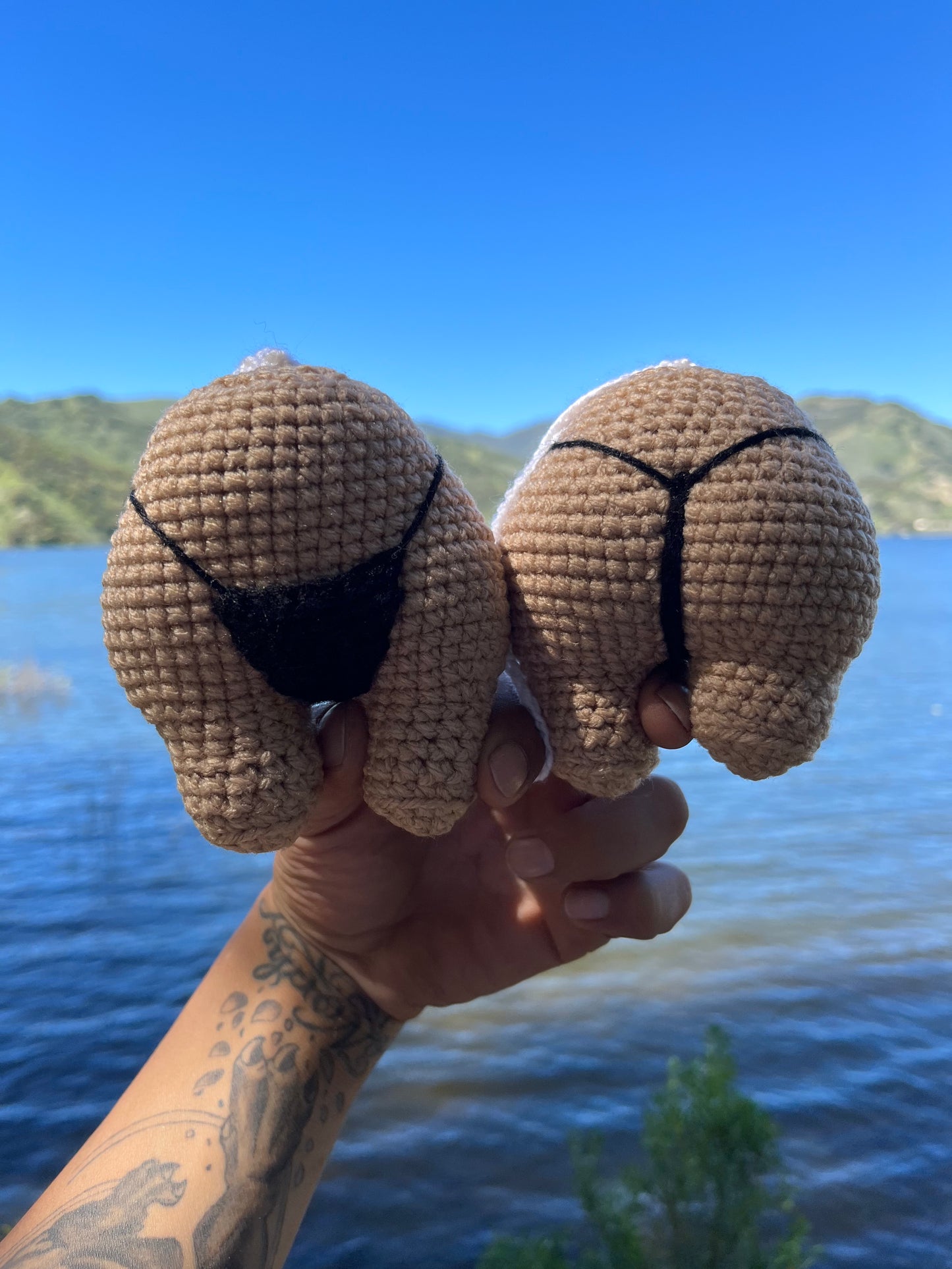 IEATASSWHATSUP CROCHETED CHEEKS